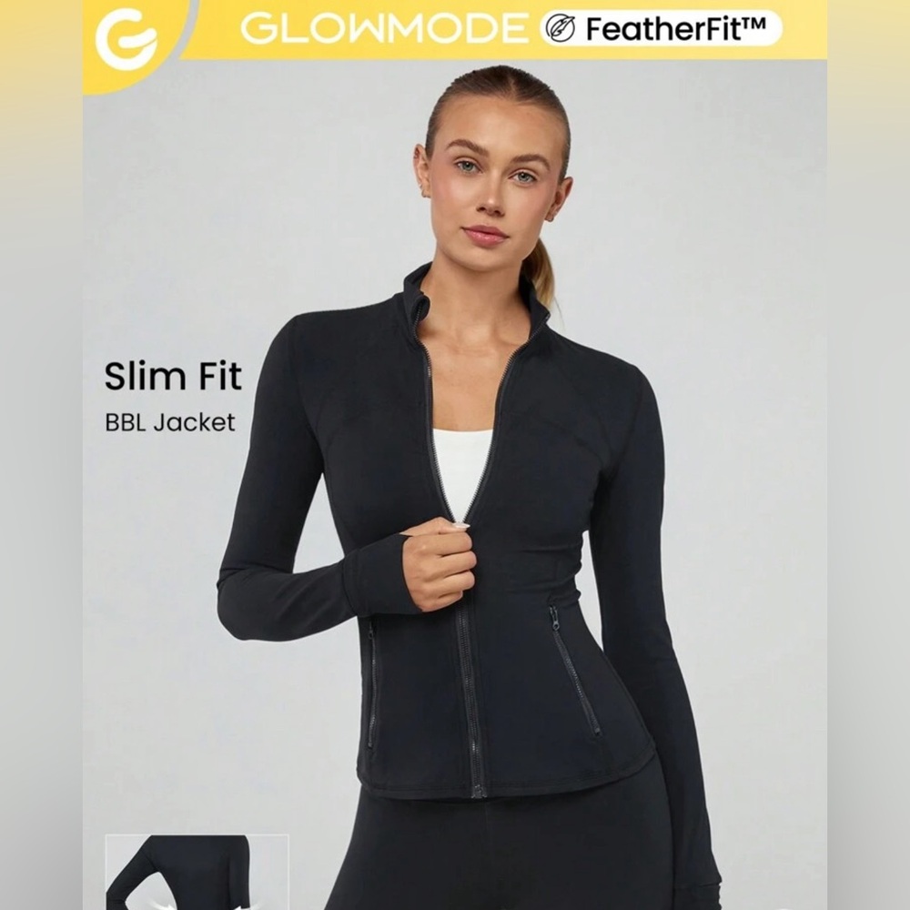 BBL Black Zip Up Jacket